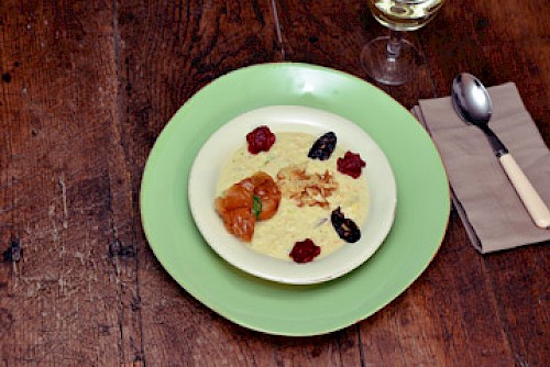 Kartoffelsuppe mit Produkten der Bliesgau Ölmühle