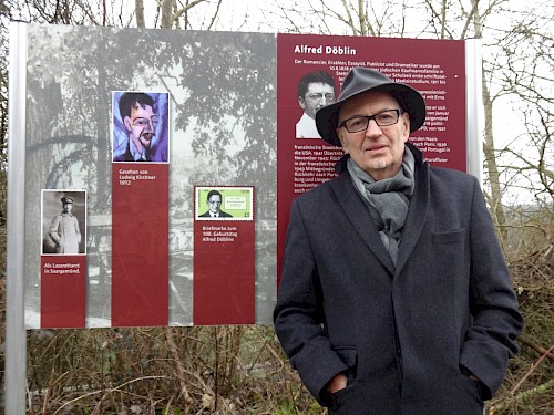 Eugen Ruge, lauréat du prix Alfred Döblin et du prix du livre allemand, en visite à Bliesransbach