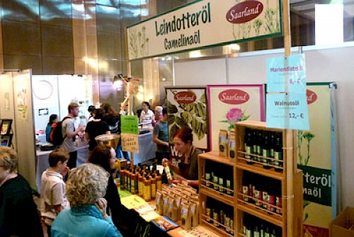 Verkaufsstand der Bliesgau Ölmühle