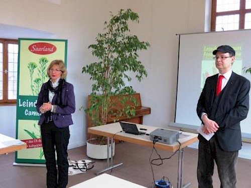 Bliesgau Ölmühle ludt zum 3. LEINDOTTERFORUM in die Orangerie nach Blieskastel ein