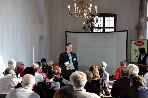 Cornelis Hemmer auf dem 4. Leindotterforum am 20. Februar 2015 in Blieskastel, von Henning Maier